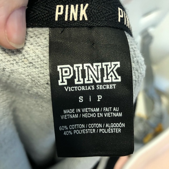 Pink by Victoria’s Secret v neck sweatshirt size small - Picture 4 of 4